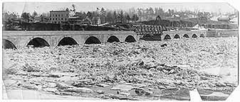 The Rexford aqueduct in 1916