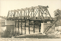 Small Movable Dam Seen from Above, Herkimer, N.Y.