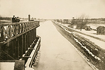 Looking west from the top of Lock 52, Port Byron, N.Y.