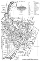 Cornell-1859 map of Rochester