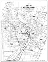 Cornell-1861 map of Rochester