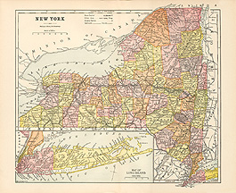 Map of New York State