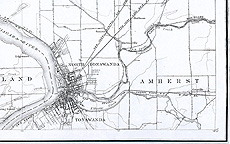 The Erie Canal through Tonawanda, N.Y.
