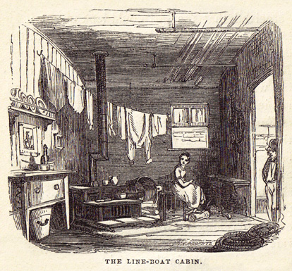 The Line-boat cabin