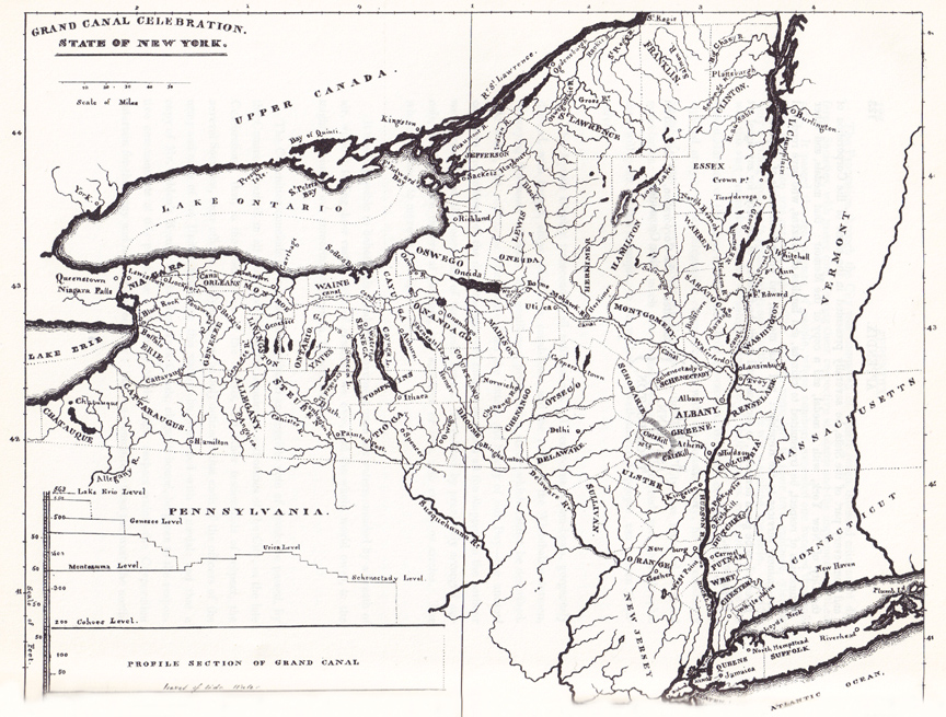 Map of the State of New York