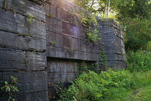 Erie Canal Lock No. 36 -- Door recess in the south chamber